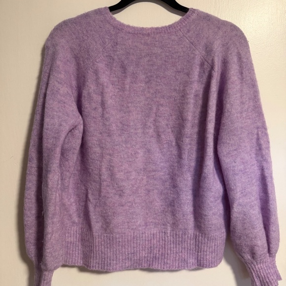 Sezane LÉON JUMPER in Lilac - Picture 9 of 9